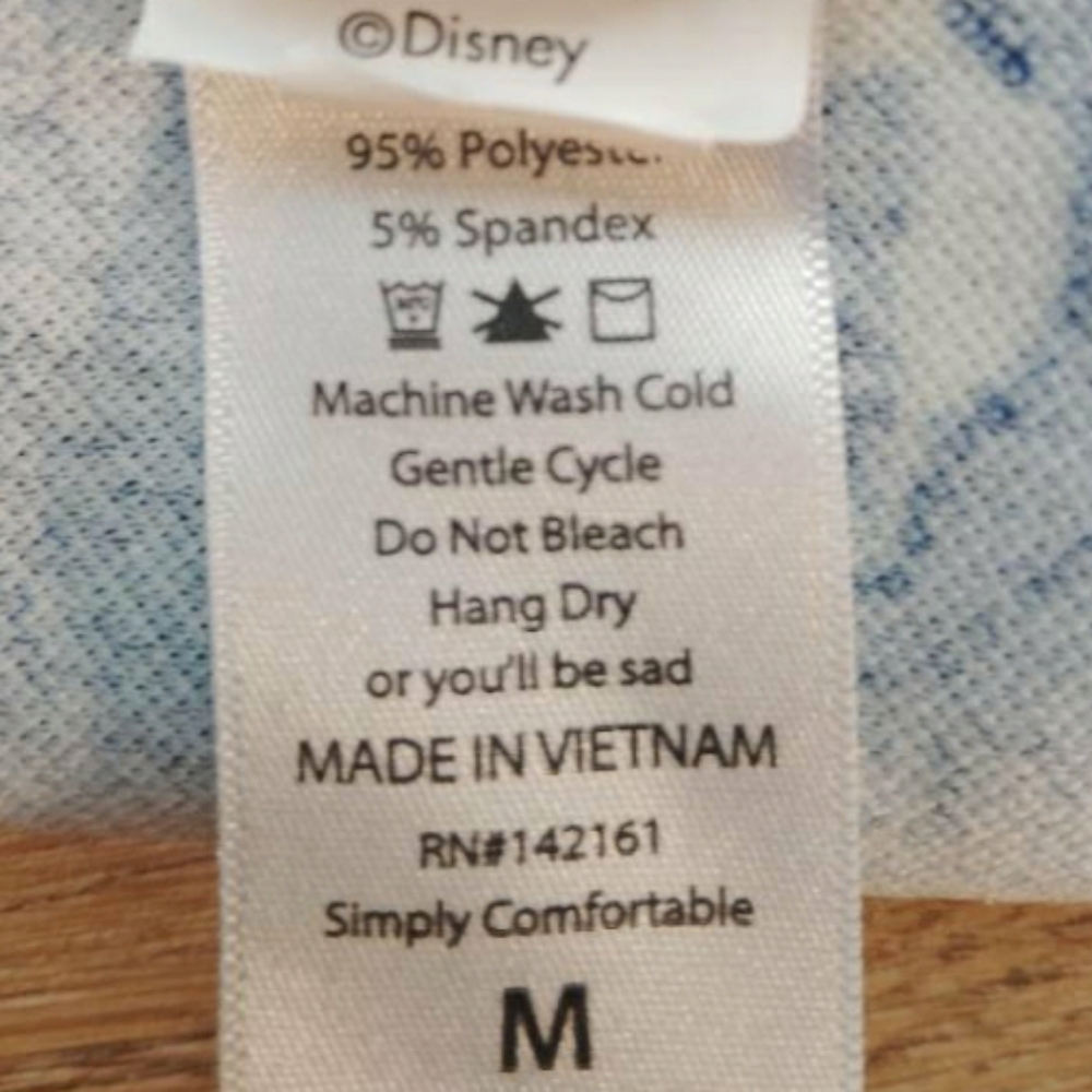 LuLaRoe Disney Blue Minnie Mouse Print Cassie Pencil Skirt - Size Medium - Picture 8 of 10